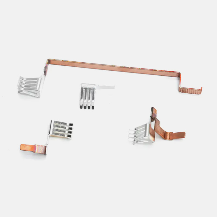 Pièces d'estampage plaquées en cuivre